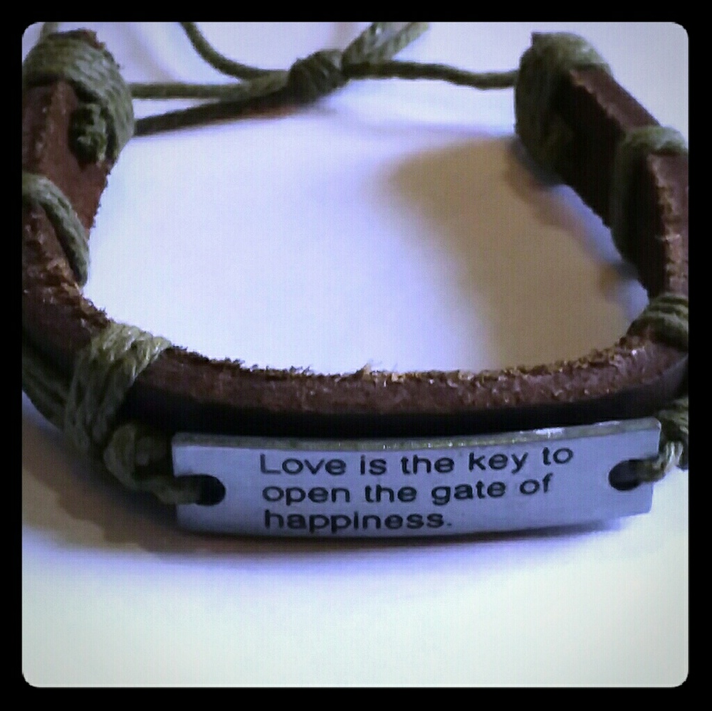 Love is the key bracelet